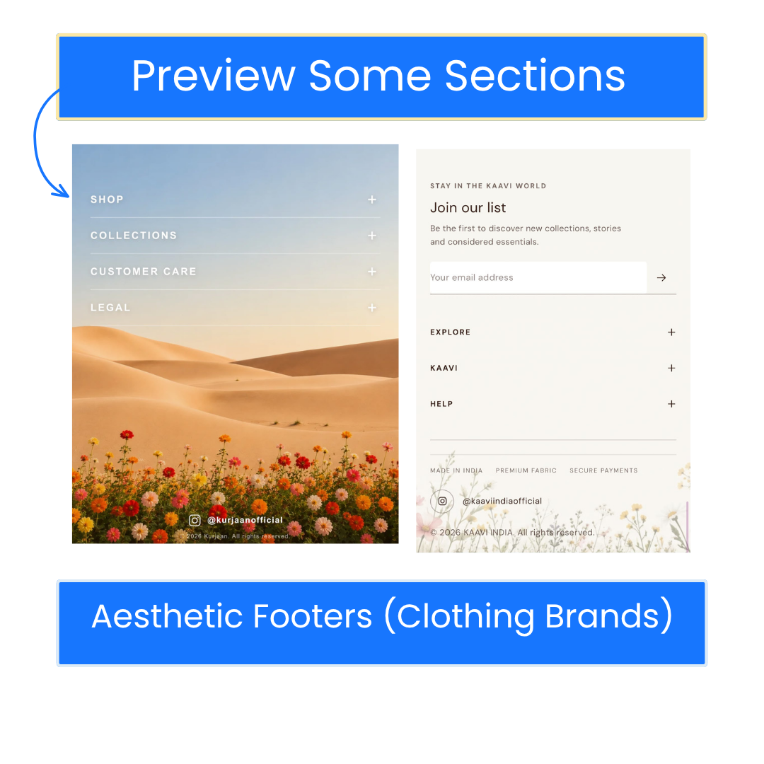 Ready-to-Use Shopify Liquid Sections ready to copy, customize & use.