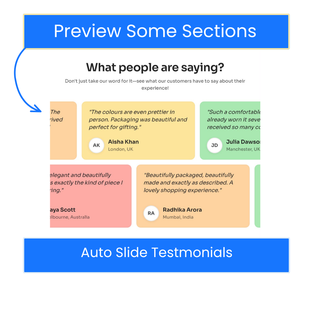 Ready-to-Use Shopify Liquid Sections ready to copy, customize & use.
