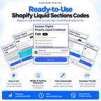 Ready-to-Use Shopify Liquid Sections ready to copy, customize & use.